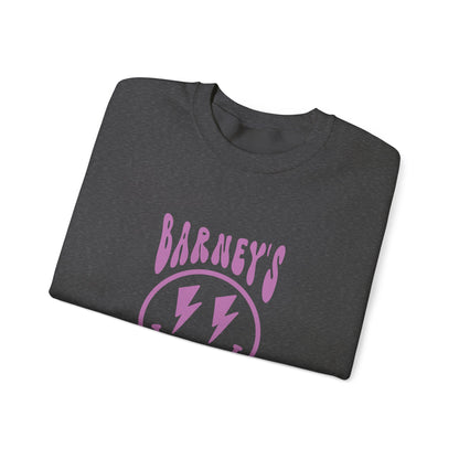 Barney's Vibes. BARNEY'S BEANERY - Womens Smiley Face Sweatshirt | Gildan 18000