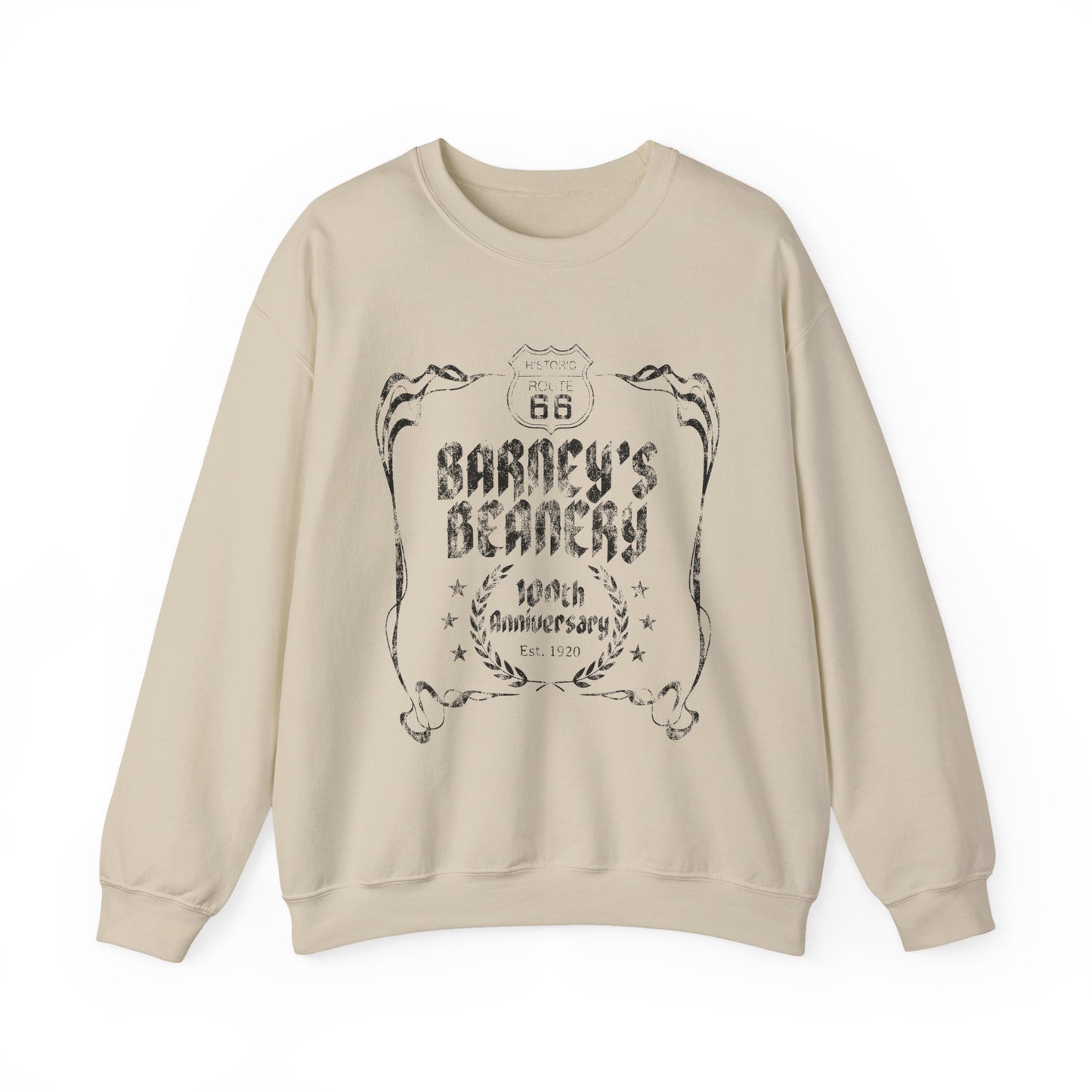 100th Anniversary - BARNEY'S BEANERY - Graphic Sweatshirt | Gildan 18000