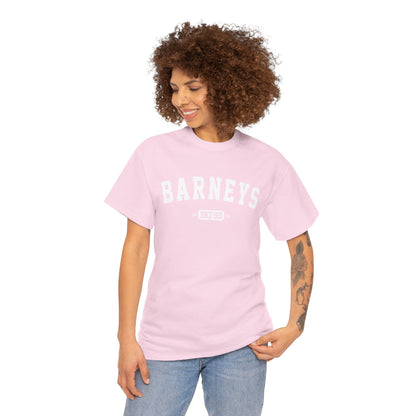 Vintage Collegiate T-Shirt. BARNEY'S BEANERY - Womens Graphic Tee | Gildan 5000