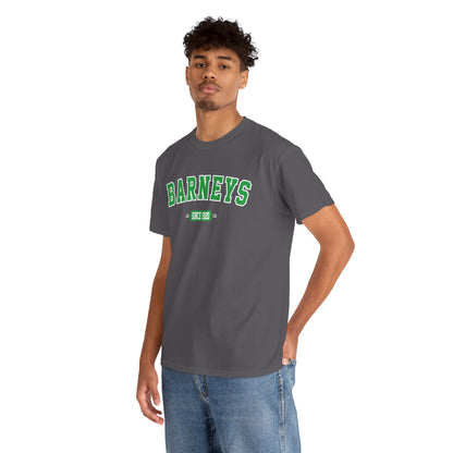 Vintage Collegiate T-Shirt. BARNEY'S BEANERY - Mens Graphic Tee | Gildan 5000