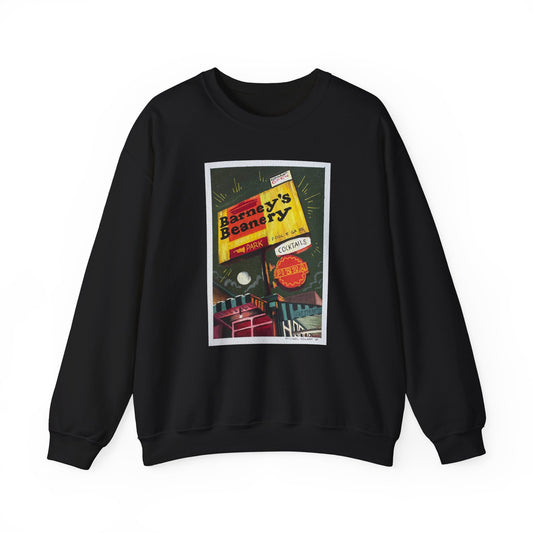 Barney's Beanery BIG SIGN - Unisex Heavy Blend™ Crewneck Sweatshirt