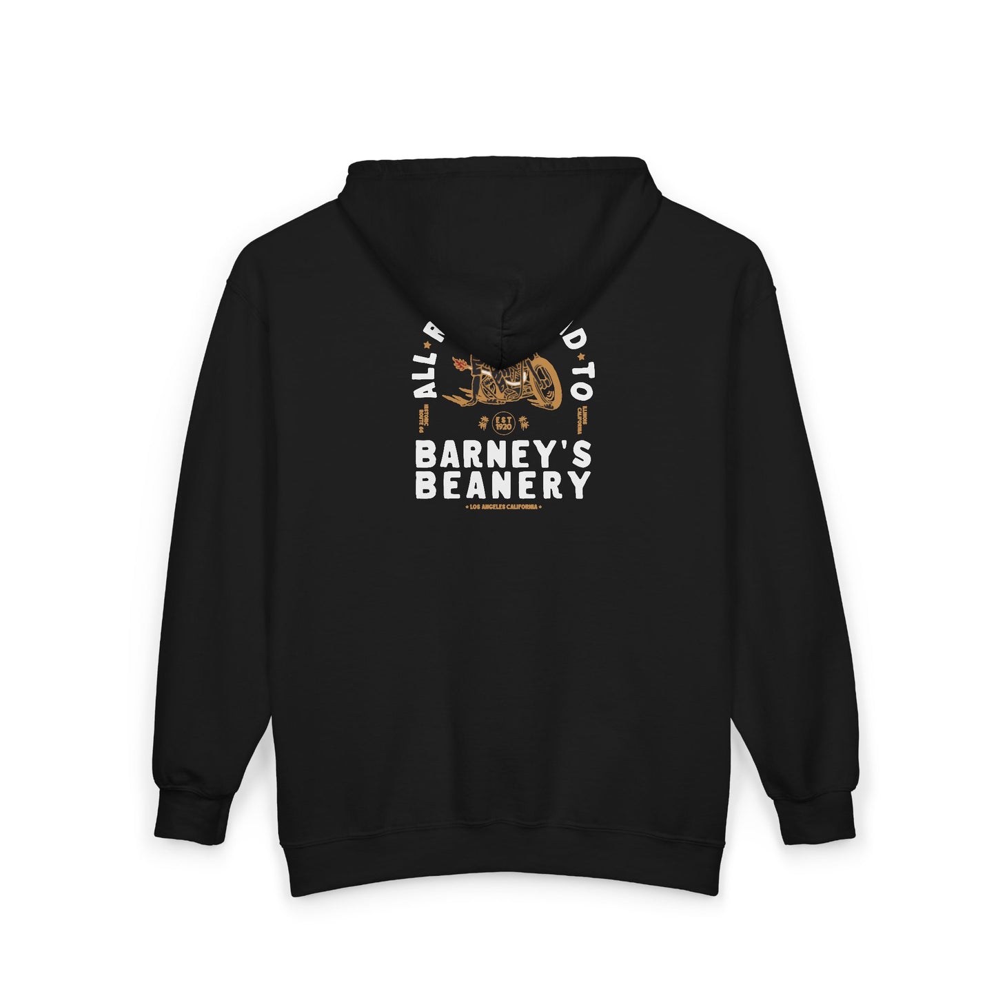All Roads Lead To | BARNEY'S BEANERY | Women's Premium Full Zip Hoodie