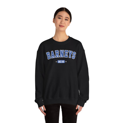 Vintage Collegiate Sweatshirt. BARNEY'S BEANERY - Womens Graphic Sweatshirt | Gildan 18000