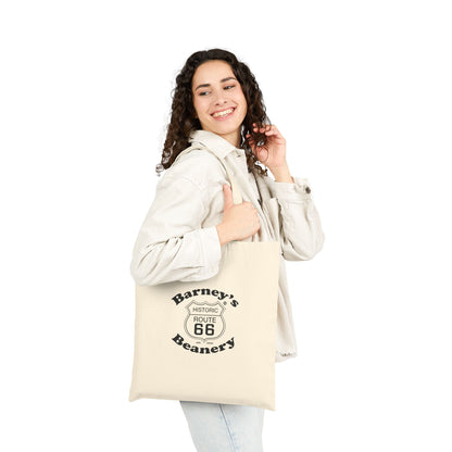 Route 66 | Barneys Beanery | Cotton Canvas Tote Bag