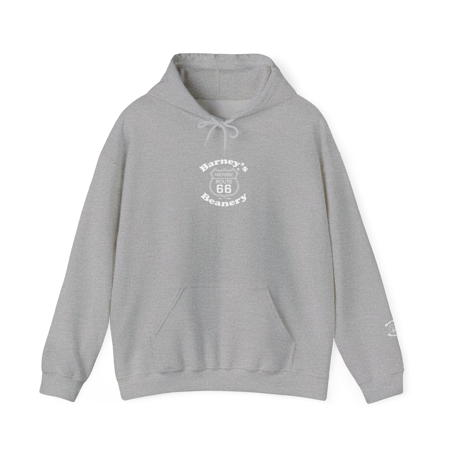 Route 66 Classic Logo - Unisex Heavy Blend™ Hooded Sweatshirt