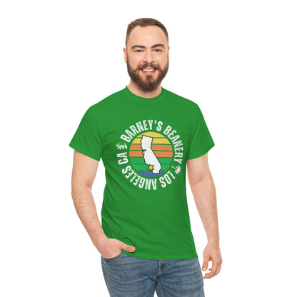 Retro Sunset T-Shirt. BARNEY'S BEANERY - Mens Retro Graphic Tee | Gildan 5000