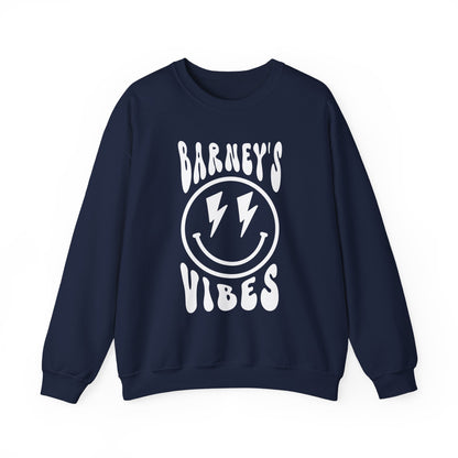 Barney's Vibes. BARNEY'S BEANERY - Womens Smiley Face Sweatshirt | Gildan 18000