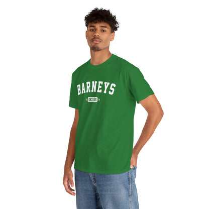 Vintage Collegiate T-Shirt. BARNEY'S BEANERY - Mens Graphic Tee | Gildan 5000
