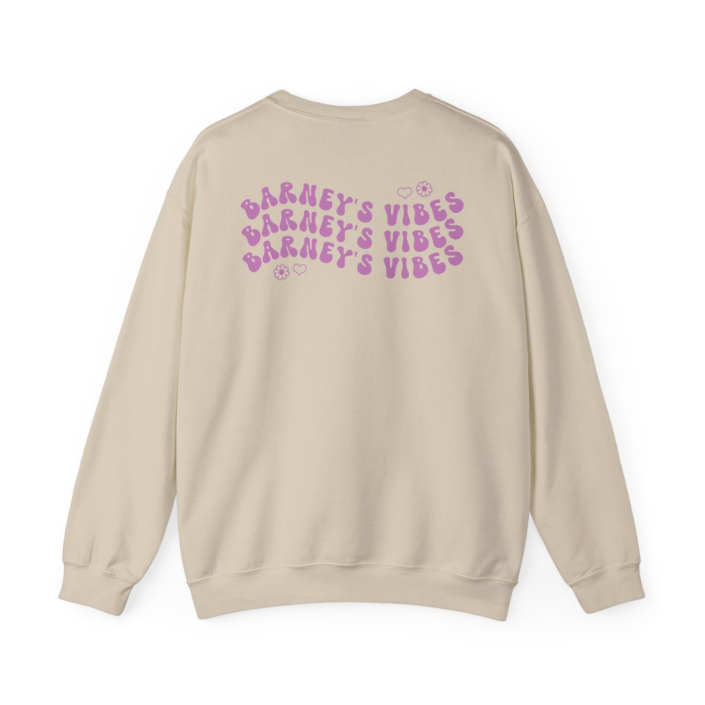 Barney's Vibes. BARNEY'S BEANERY - Womens Smiley Face Sweatshirt | Gildan 18000