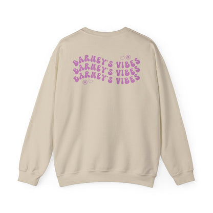 Barney's Vibes. BARNEY'S BEANERY - Womens Smiley Face Sweatshirt | Gildan 18000