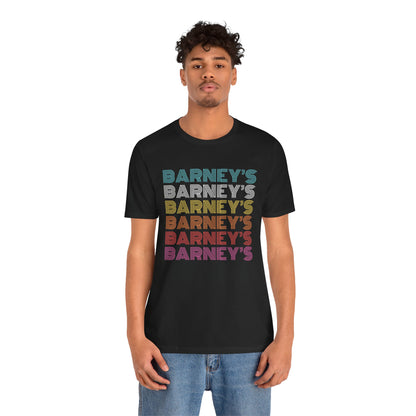 Barney's x6 Retro Hollywood BARNEY'S BEANERY - Mens Retro Graphic Tee | Bella + Canvas 3001