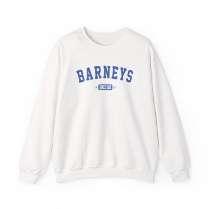 Vintage Collegiate Sweatshirt. BARNEY'S BEANERY - Womens Graphic Sweatshirt | Gildan 18000