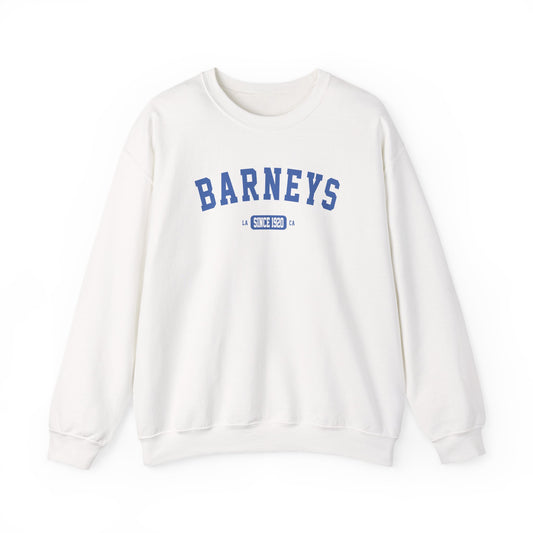 Vintage Collegiate Sweatshirt. BARNEY'S BEANERY - Womens Graphic Sweatshirt | Gildan 18000