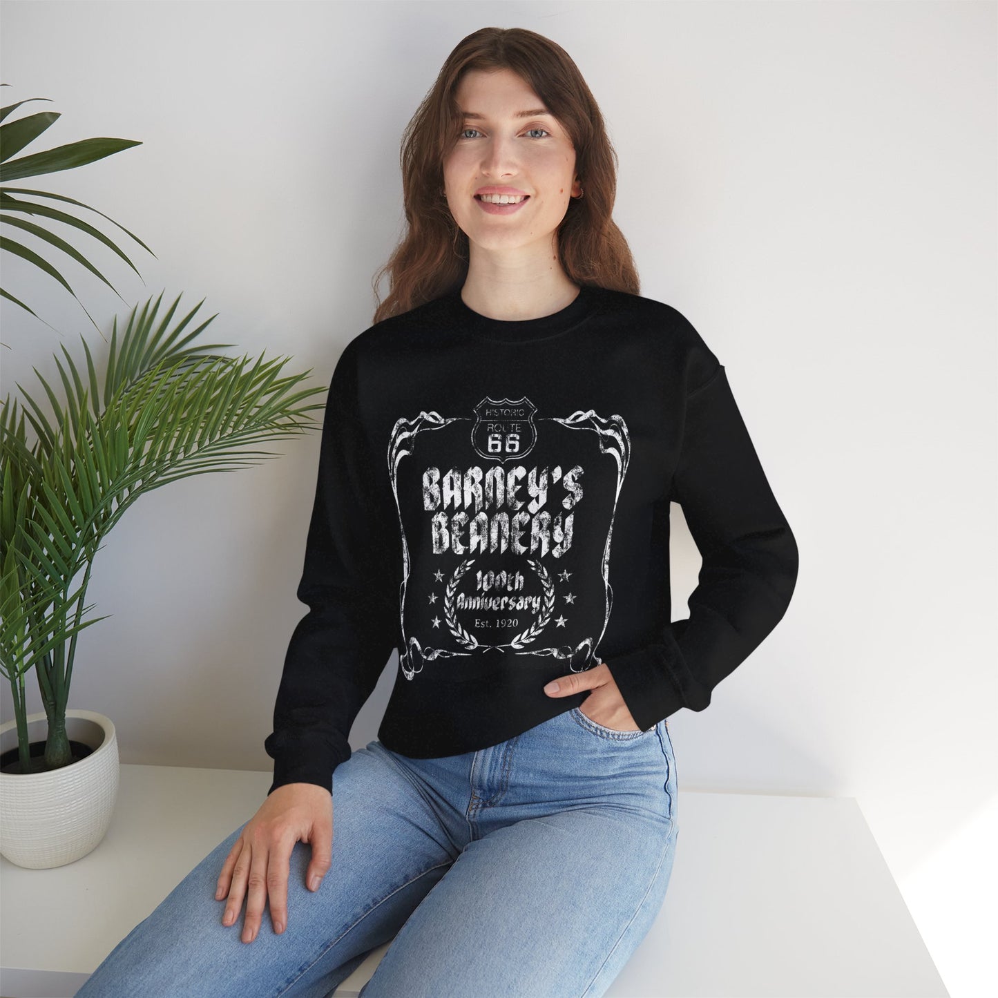 100th Anniversary - BARNEY'S BEANERY - Graphic Sweatshirt | Gildan 18000