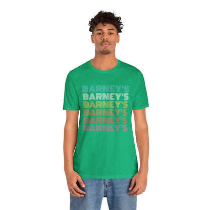 Barney's x6 Retro Hollywood BARNEY'S BEANERY - Mens Retro Graphic Tee | Bella + Canvas 3001