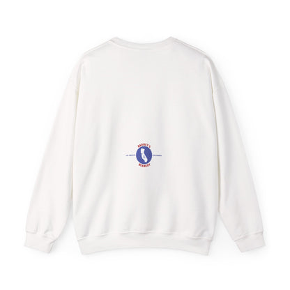 Eat More Chili. Drink More Beer. BARNEY'S BEANERY Red & Blue - Womens Retro Graphic Sweatshirt | Gildan 18000