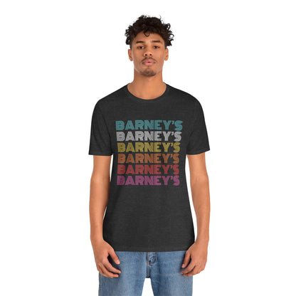Barney's x6 Retro Hollywood BARNEY'S BEANERY - Mens Retro Graphic Tee | Bella + Canvas 3001
