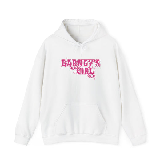 Barney's Girl Hoodie. BARNEY'S BEANERY - Womens Graphic Hoodie | Gildan 18500