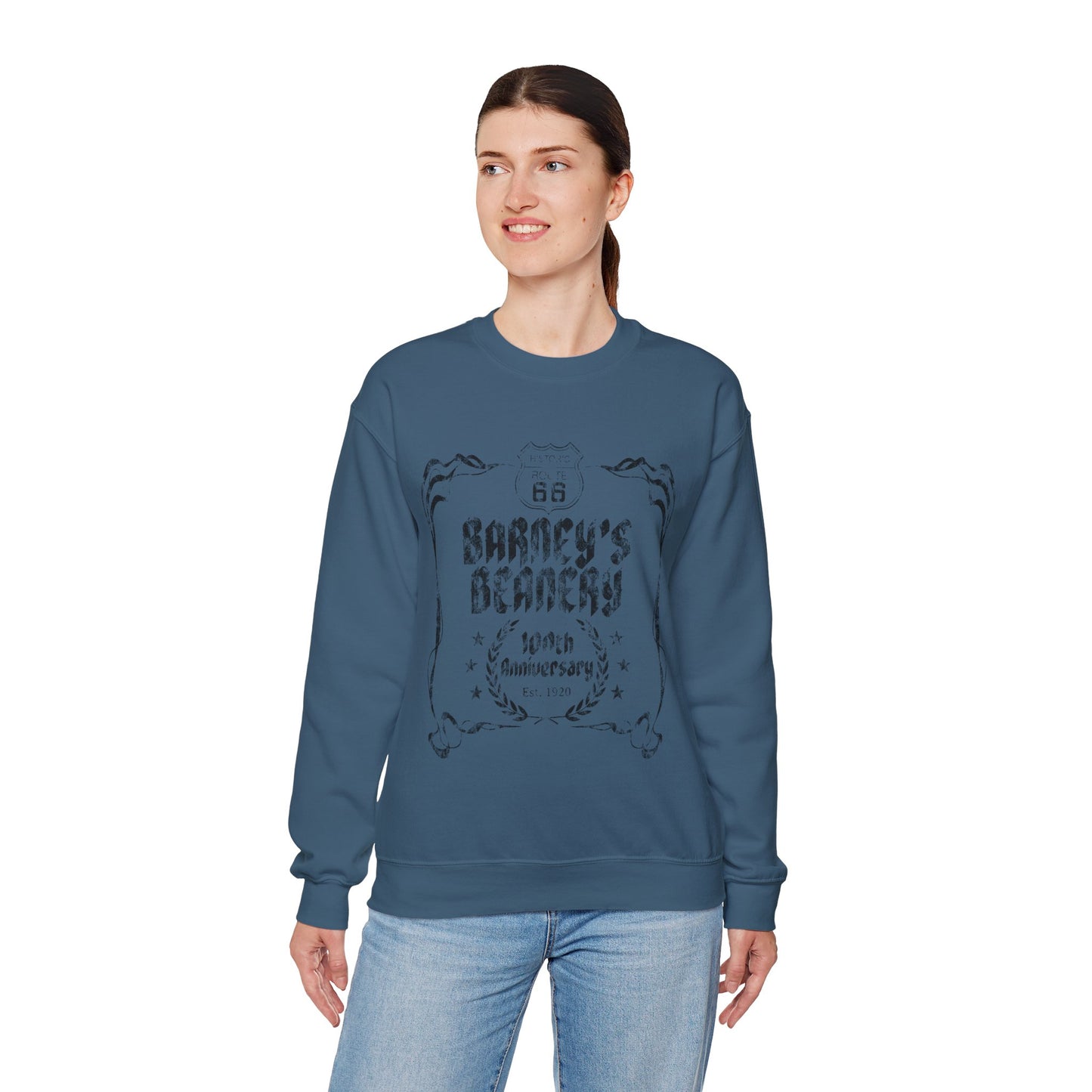 100th Anniversary - BARNEY'S BEANERY - Graphic Sweatshirt | Gildan 18000