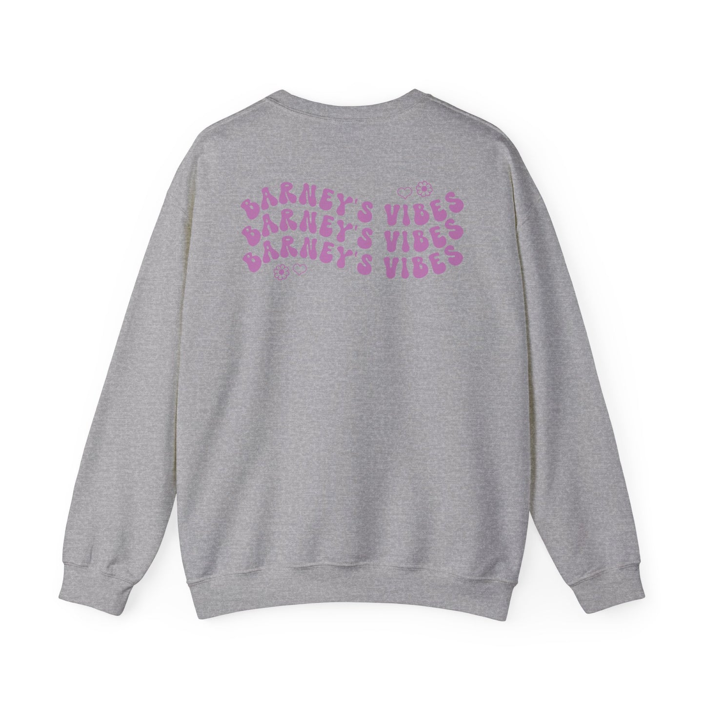 Barney's Vibes. BARNEY'S BEANERY - Womens Smiley Face Sweatshirt | Gildan 18000