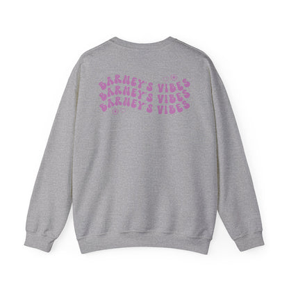 Barney's Vibes. BARNEY'S BEANERY - Womens Smiley Face Sweatshirt | Gildan 18000