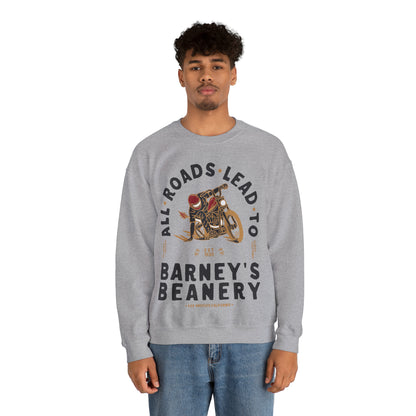 All Roads Lead To | BARNEY'S BEANERY - Men's Graphic Sweatshirt
