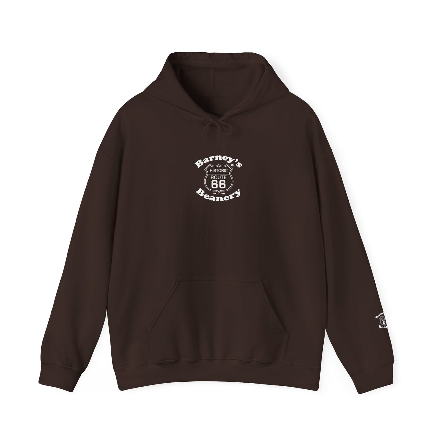 Route 66 Classic Logo - Unisex Heavy Blend™ Hooded Sweatshirt