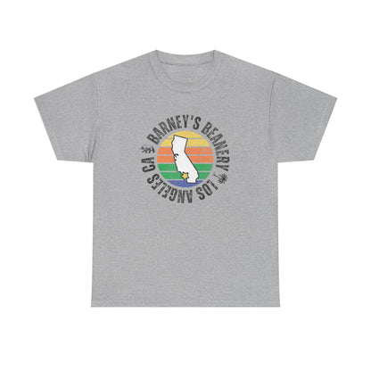 Retro Sunset T-Shirt. BARNEY'S BEANERY - Womens Retro Graphic Tee | Gildan 5000
