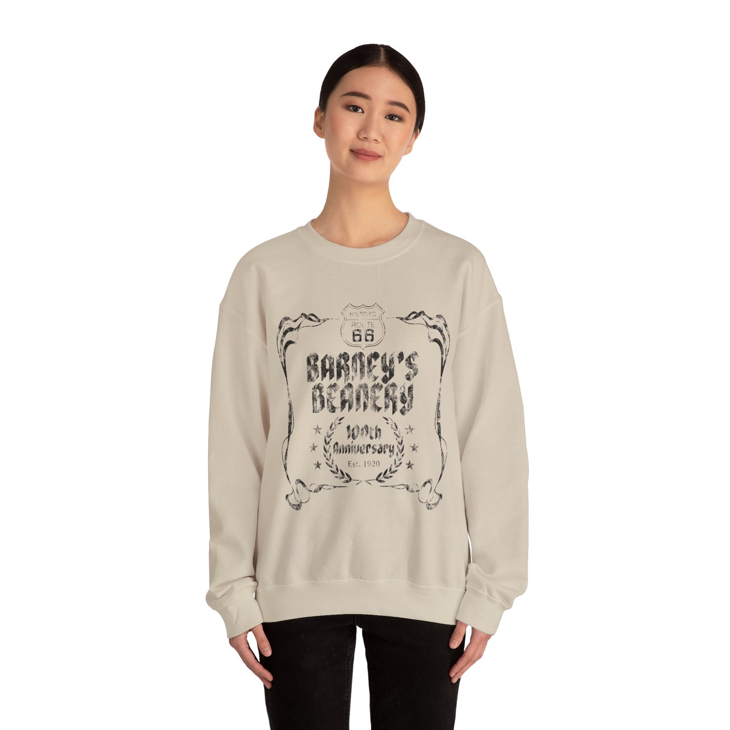 100th Anniversary - BARNEY'S BEANERY - Graphic Sweatshirt | Gildan 18000