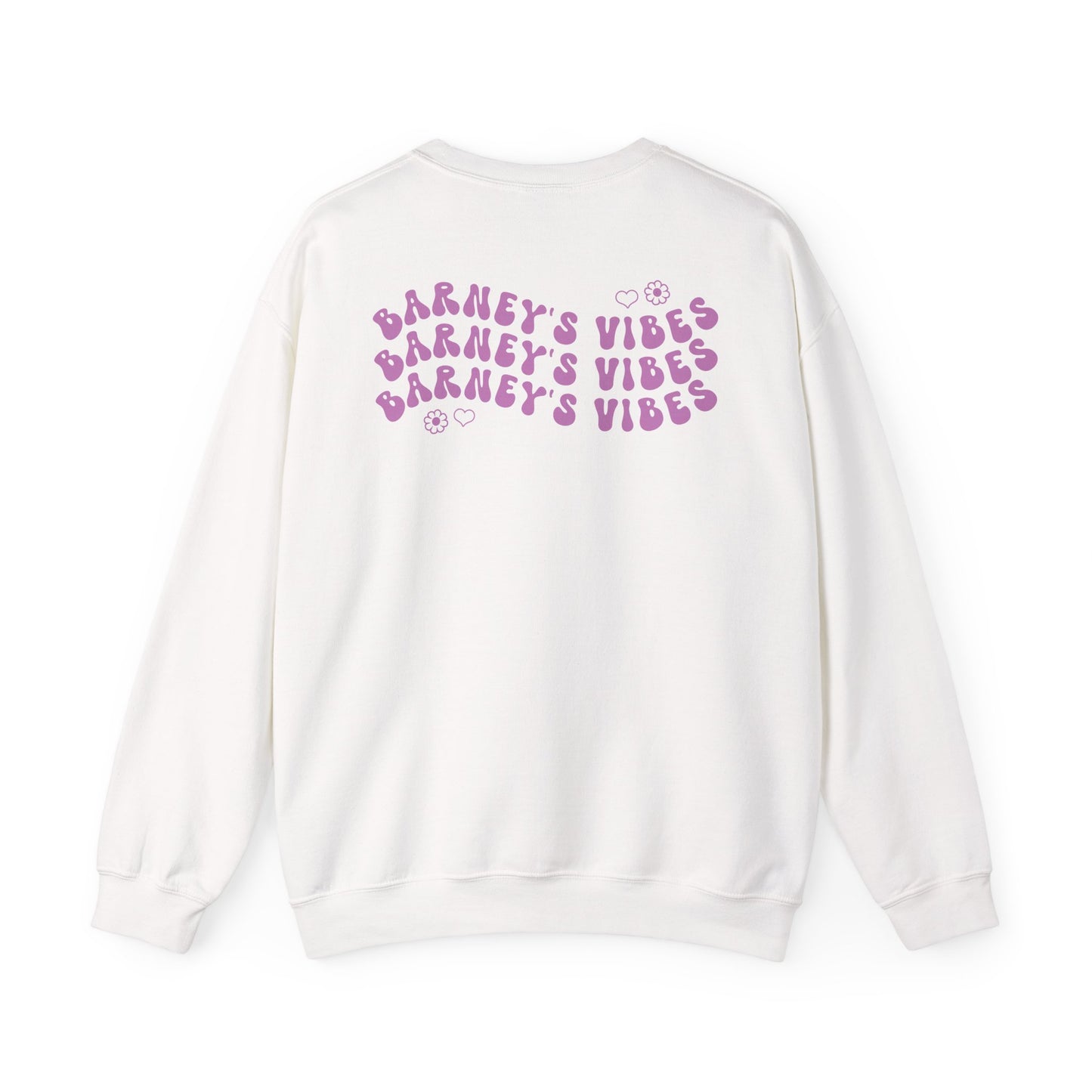 Barney's Vibes. BARNEY'S BEANERY - Womens Smiley Face Sweatshirt | Gildan 18000