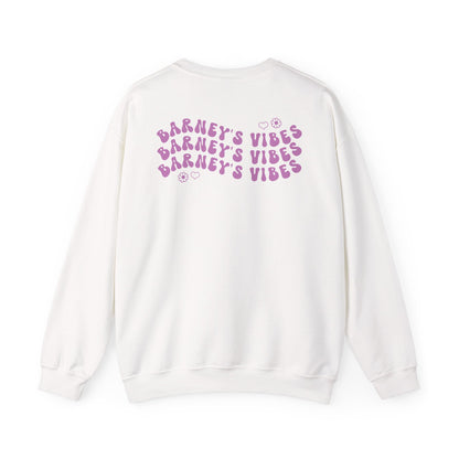Barney's Vibes. BARNEY'S BEANERY - Womens Smiley Face Sweatshirt | Gildan 18000