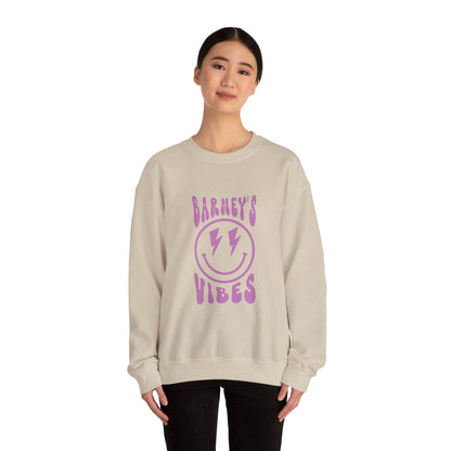 Barney's Vibes. BARNEY'S BEANERY - Womens Smiley Face Sweatshirt | Gildan 18000