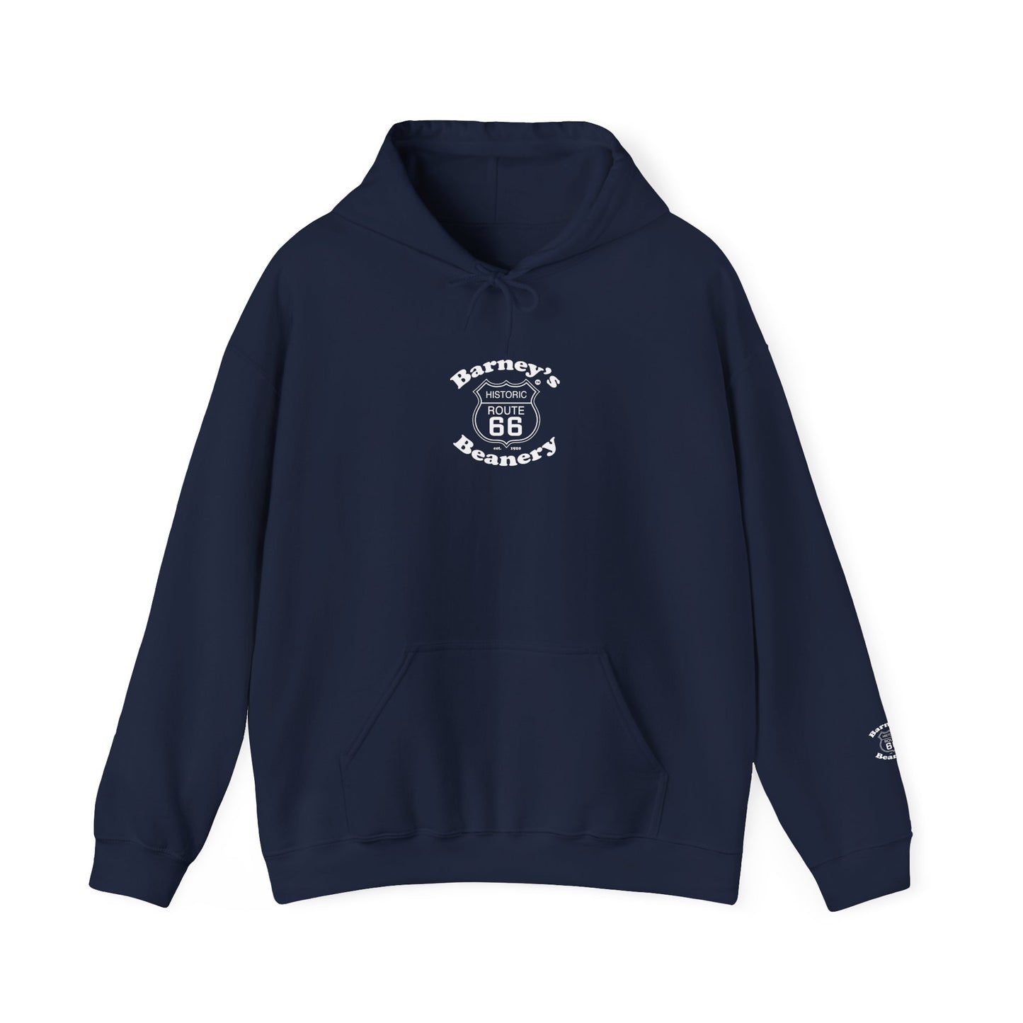 Route 66 Classic Logo - Unisex Heavy Blend™ Hooded Sweatshirt