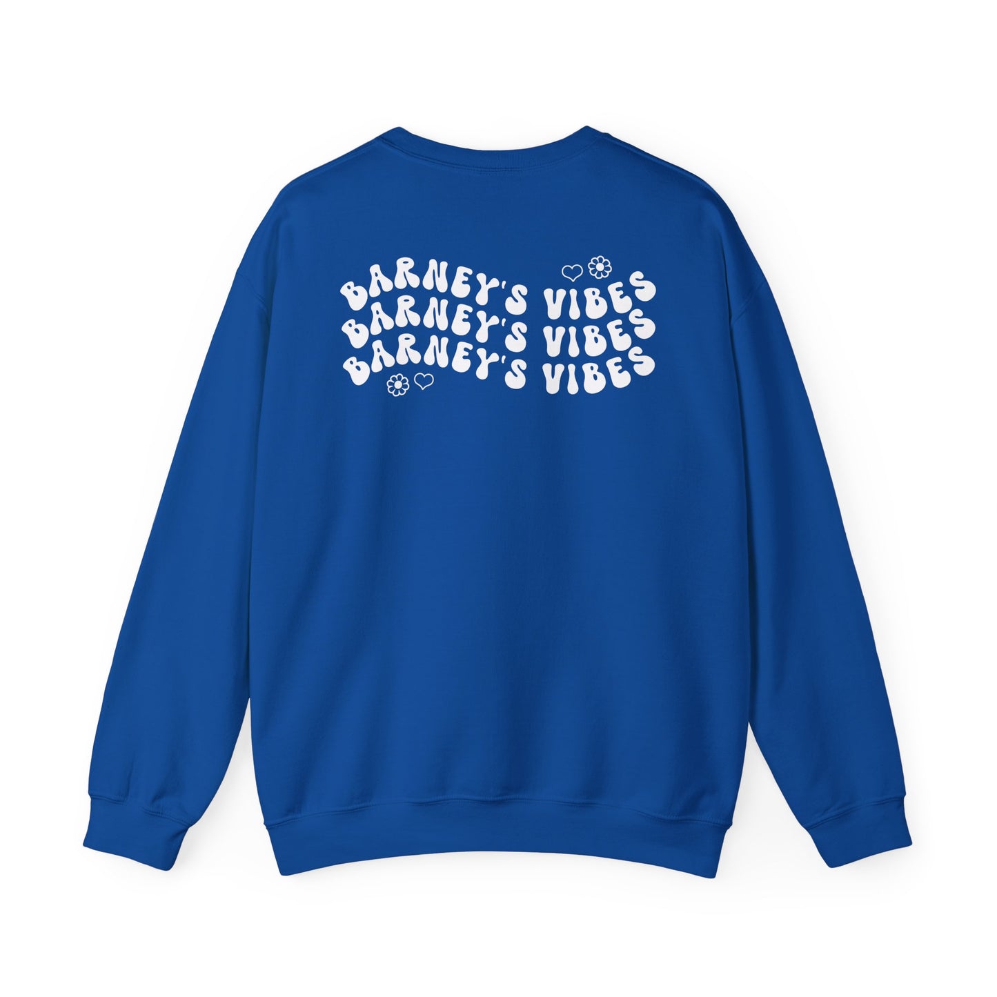 Barney's Vibes. BARNEY'S BEANERY - Womens Smiley Face Sweatshirt | Gildan 18000