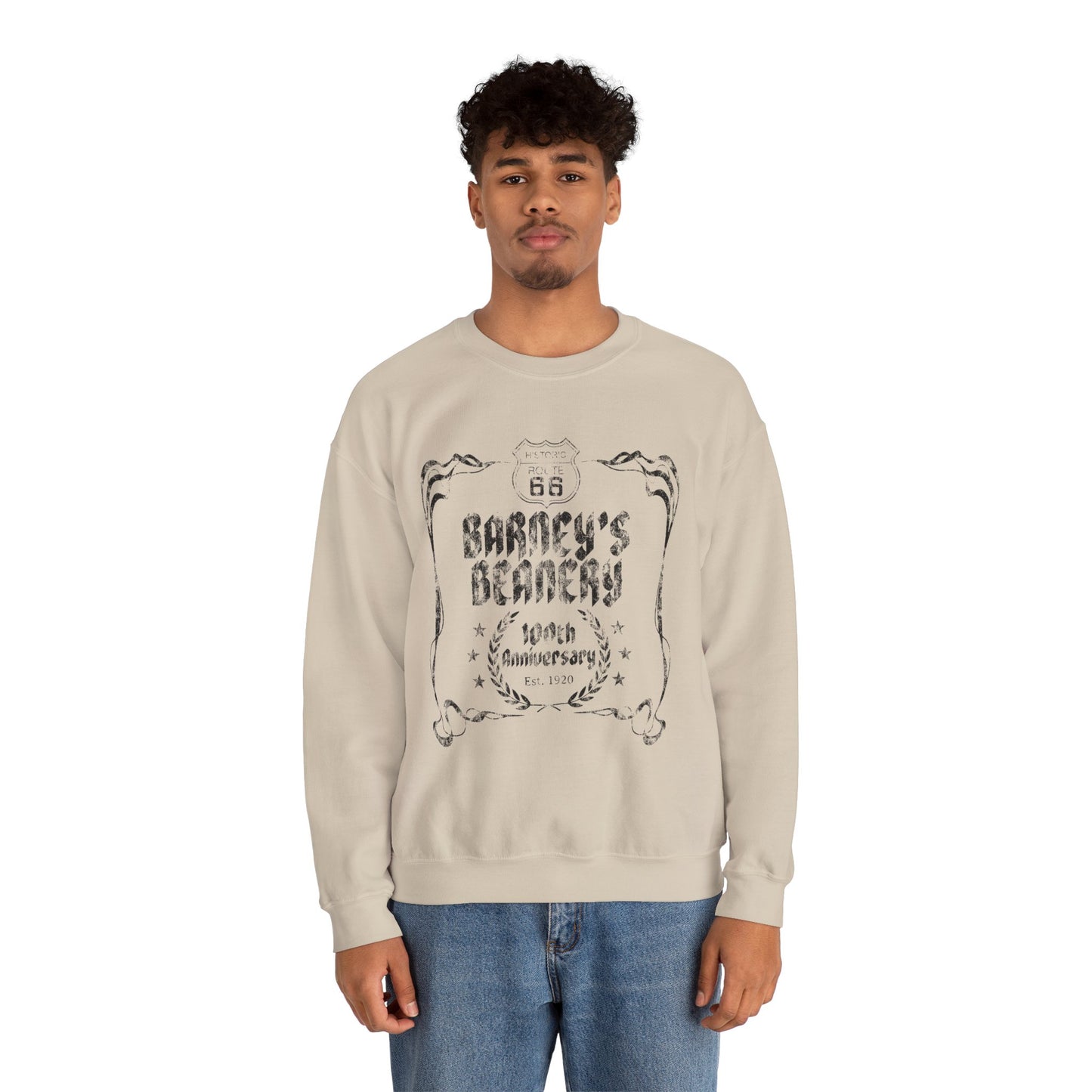 100th Anniversary - BARNEY'S BEANERY - Graphic Sweatshirt | Gildan 18000