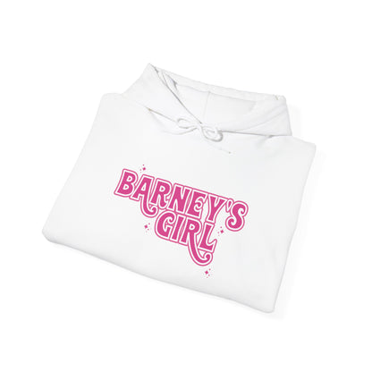 Barney's Girl Hoodie. BARNEY'S BEANERY - Womens Graphic Hoodie | Gildan 18500