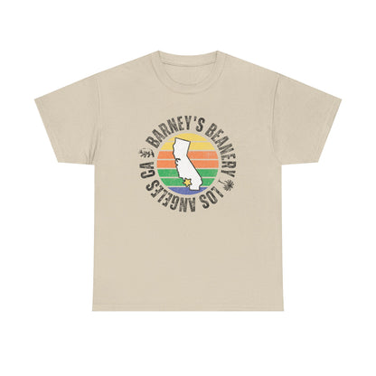 Retro Sunset T-Shirt. BARNEY'S BEANERY - Mens Retro Graphic Tee | Gildan 5000