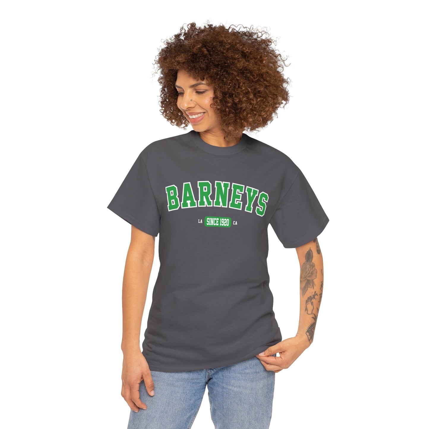 Vintage Collegiate T-Shirt. BARNEY'S BEANERY - Womens Graphic Tee | Gildan 5000