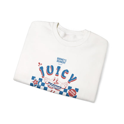 JUICY LUCY - Loose The Juice. BARNEY'S BEANERY - Womens Retro Graphic Sweatshirt | Gildan 18000