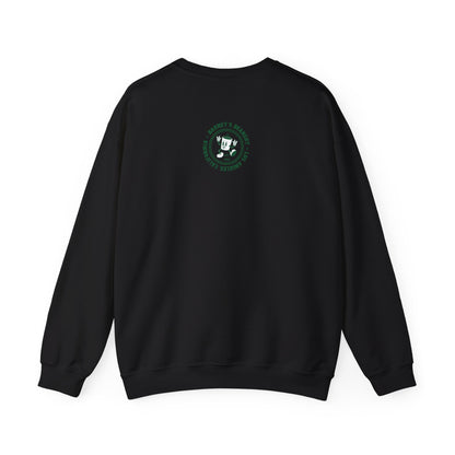 Eat More Chili. Drink More Beer. BARNEY'S BEANERY Green - Mens Retro Graphic Sweatshirt | Gildan 18000