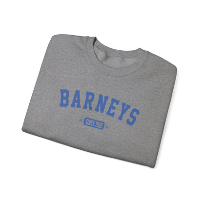 Vintage Collegiate Sweatshirt. BARNEY'S BEANERY - Womens Graphic Sweatshirt | Gildan 18000