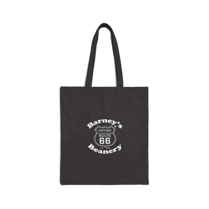 Route 66 | Barneys Beanery | Cotton Canvas Tote Bag