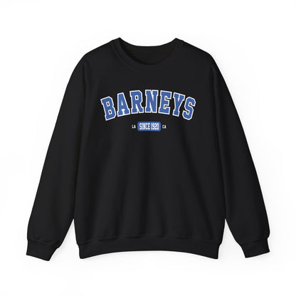 Vintage Collegiate Sweatshirt. BARNEY'S BEANERY - Womens Graphic Sweatshirt | Gildan 18000