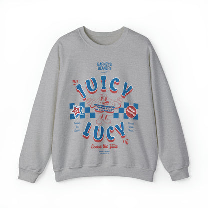 JUICY LUCY - Loose The Juice | BARNEY'S BEANERY - Men's Retro Graphic Sweatshirt