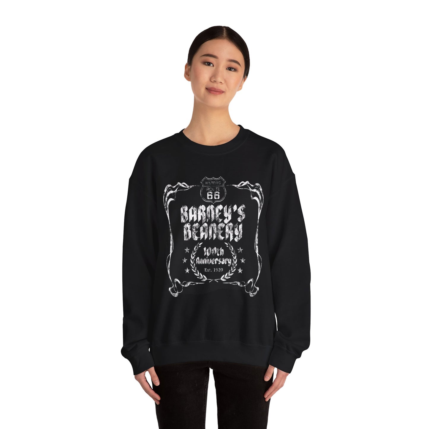 100th Anniversary - BARNEY'S BEANERY - Graphic Sweatshirt | Gildan 18000