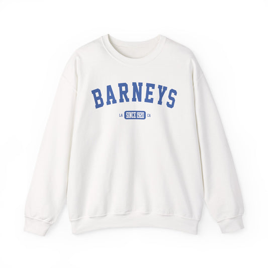 Vintage Collegiate Sweatshirt. BARNEY'S BEANERY - Mens Graphic Sweatshirt | Gildan 18000