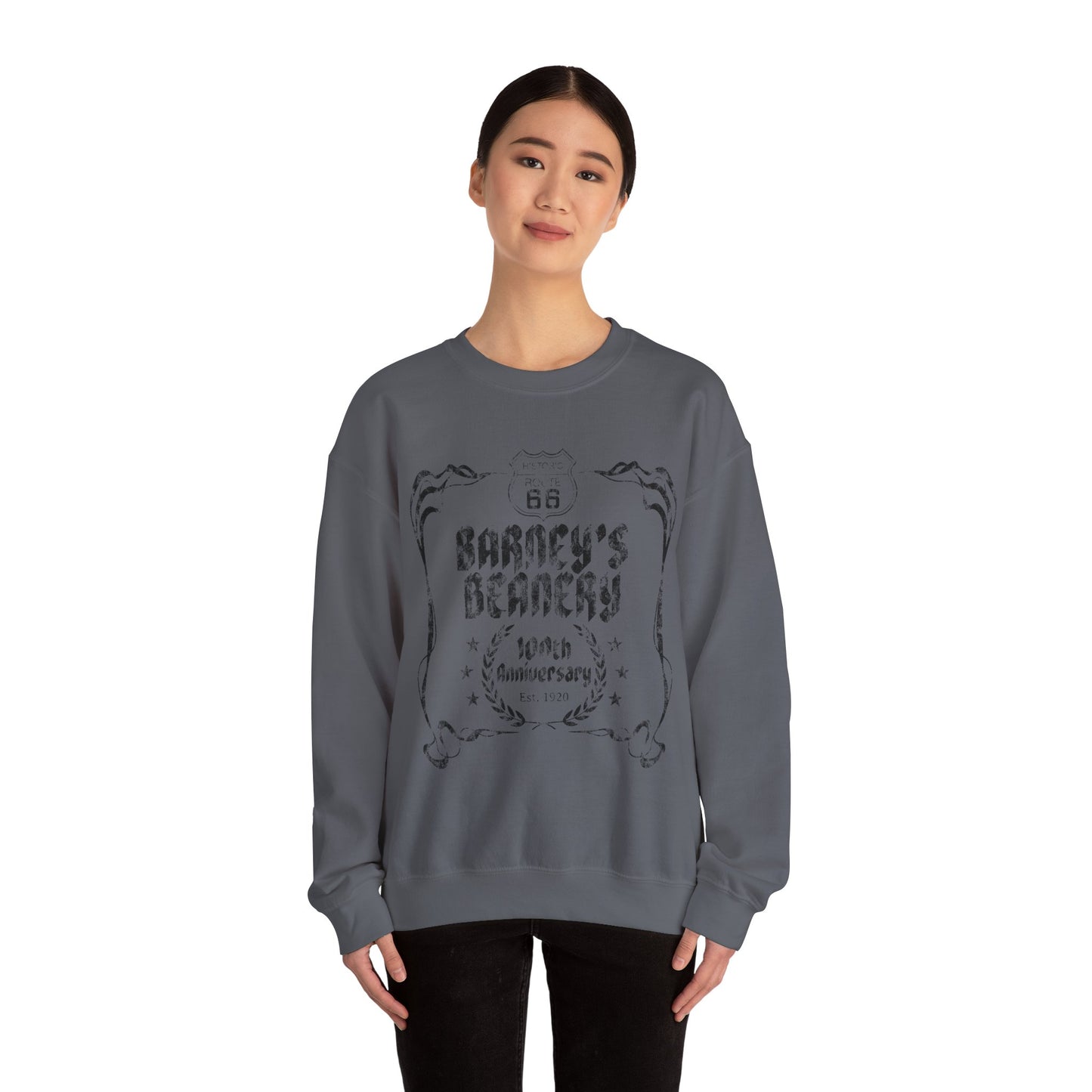 100th Anniversary - BARNEY'S BEANERY - Graphic Sweatshirt | Gildan 18000