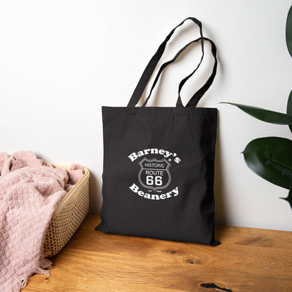 Route 66 | Barneys Beanery | Cotton Canvas Tote Bag