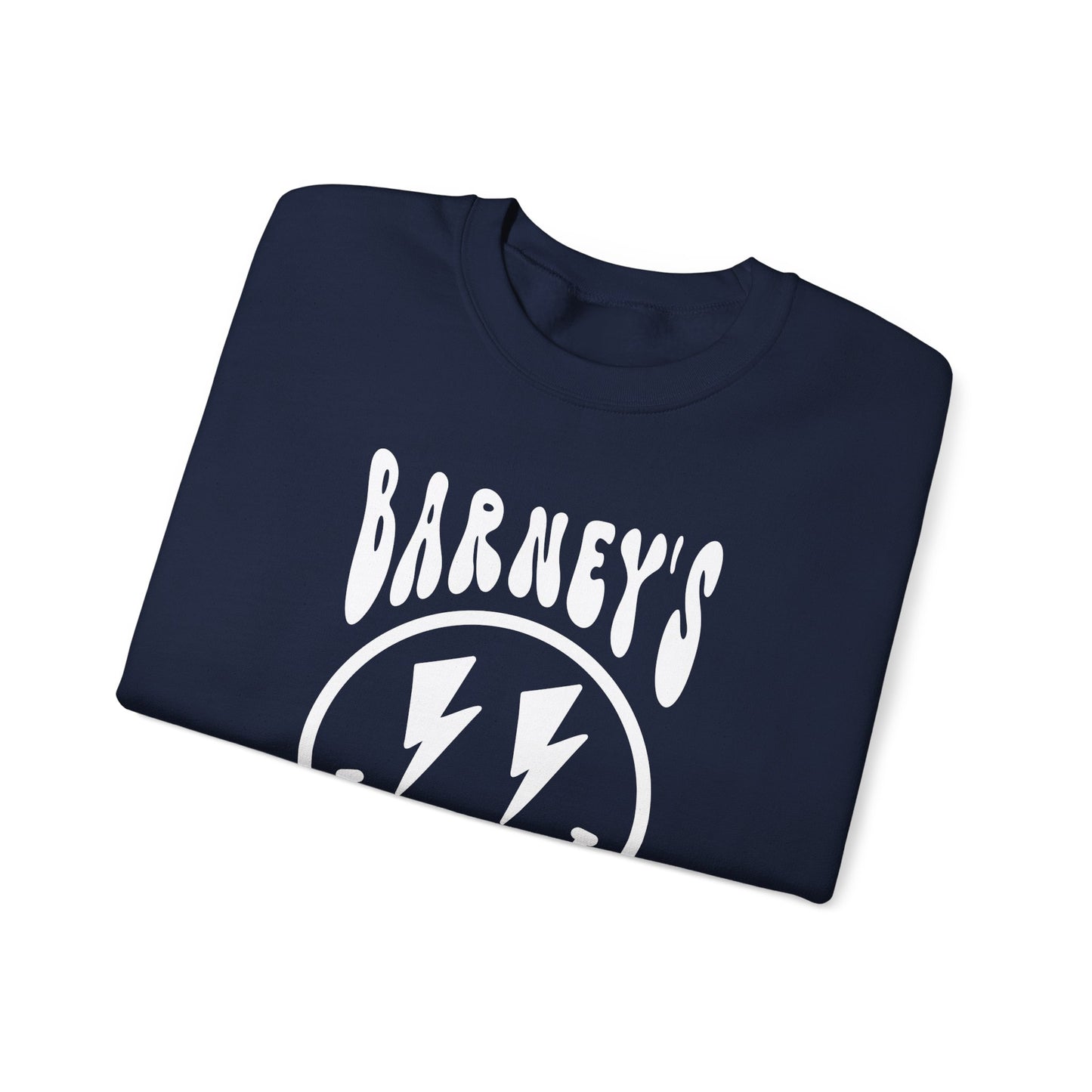 Barney's Vibes. BARNEY'S BEANERY - Womens Smiley Face Sweatshirt | Gildan 18000