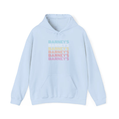 Barney's x6 Retro Hollywood BARNEY'S BEANERY - Womens Retro Graphic Hoodie | Gildan 18500